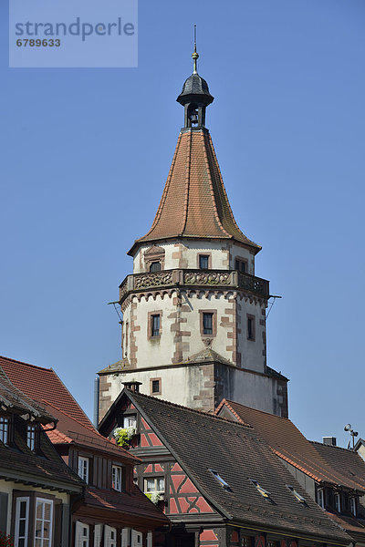 Niggelturm aus dem 16. Jahrhundert  Gengenbach  Schwarzwald  Baden-Württemberg  Deutschland  Europa