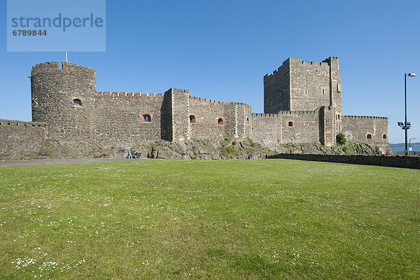 Schloss Carrickfergus  Carrickfergus  Nordirland  Vereinigtes Königreich  Europa