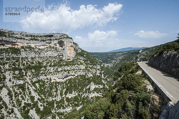 Gorges de la Nesque  Nesque-Schlucht  Provence-Alpes-CÙte díAzur  Frankreich  Europa