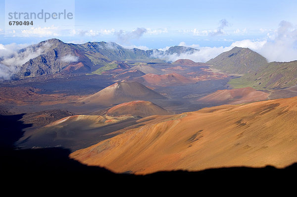 Hawaii  Maui  Haleakala Nationalpark  Haleakala Krater.