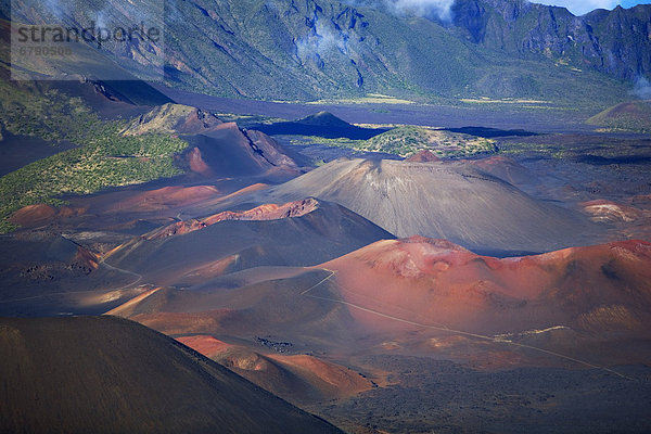 Hawaii  Maui  Haleakala Nationalpark  Haleakala Krater.