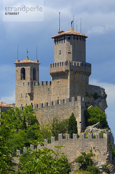 Torre Guaita oder Rocca Guaita  Monte Titano  San Marino  Italien  Europa