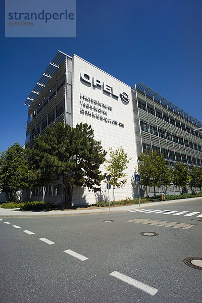 Internationales Technisches Entwicklungszentrum der Adam Opel AG  Rüsselsheim  Hessen  Deutschland  Europa  ÖffentlicherGrund