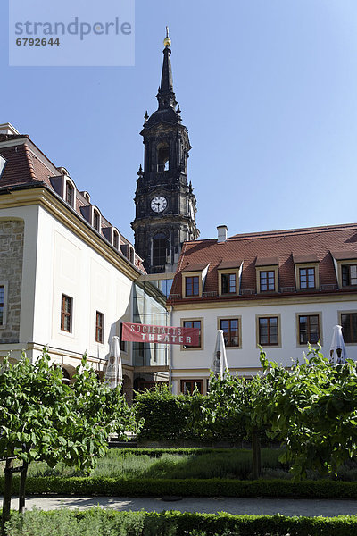 Dreikönigskirche  Dresden  Elbflorenz  Sachsen  Deutschland  Europa