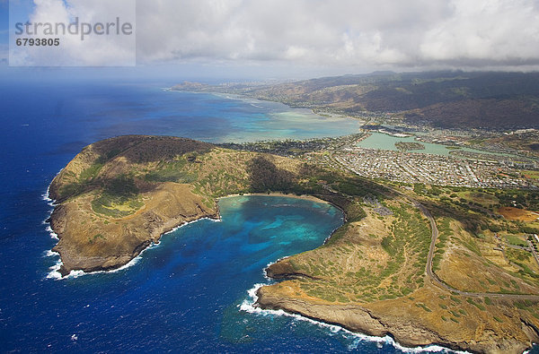 Küste  Fernsehantenne  Bucht  Hawaii  Oahu