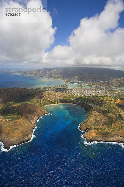 Küste  Fernsehantenne  Bucht  Hawaii  Oahu