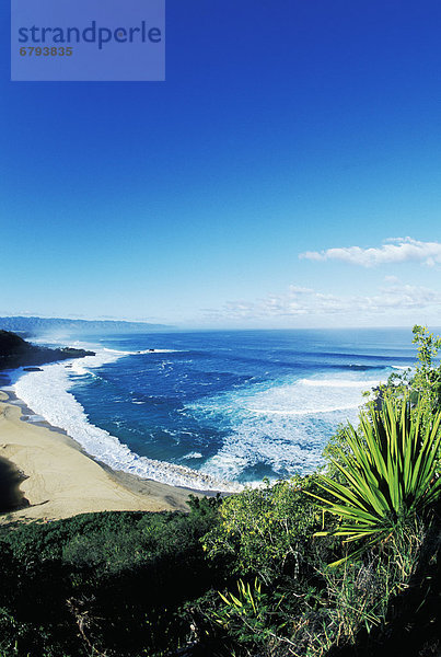 Landschaft  Hügel  Bucht  Hawaii  North Shore  Oahu  Waimea