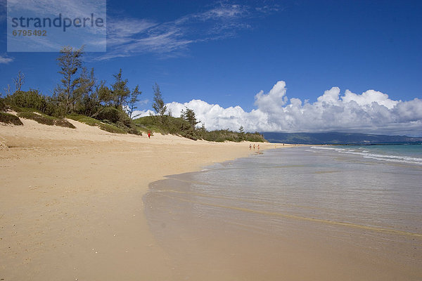 Wolke  Strand  waschen  Himmel  Ozean  Sand  Hawaii  Maui