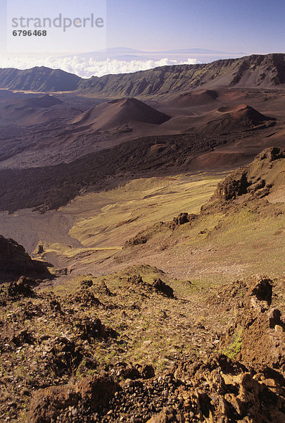 entfernt  Haleakala  East Maui Volcano  Hawaii  Maui