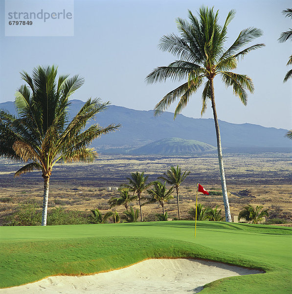 Hawaii  Big Island  Strand  Urlaub  Golfsport  Golf  Kurs