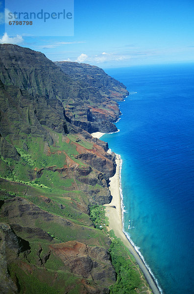 Felsen  Steilküste  Küste  vorwärts  Fernsehantenne  Hawaii  Kauai