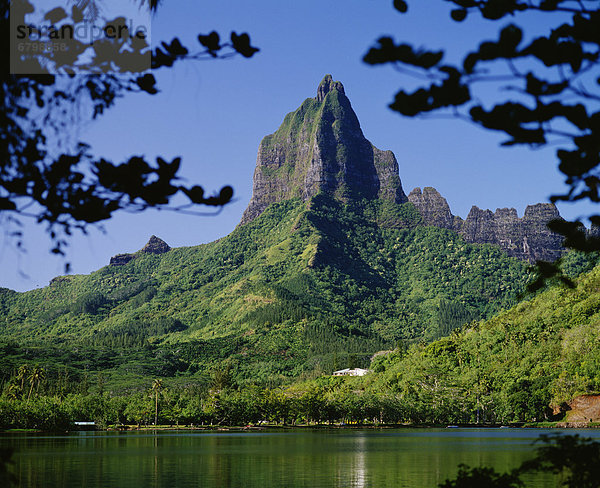 Ansicht  Berg  Bucht  Französisch-Polynesien  Tahiti