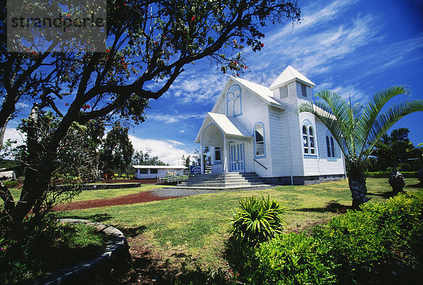 Hawaii  Big Island  Kirche  streichen  streicht  streichend  anstreichen  anstreichend  Hawaii  Ort  neu