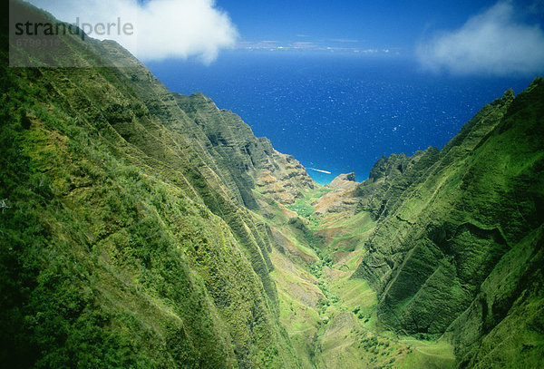 sehen  Ozean  Küste  vorwärts  Fernsehantenne  Hawaii  Kauai