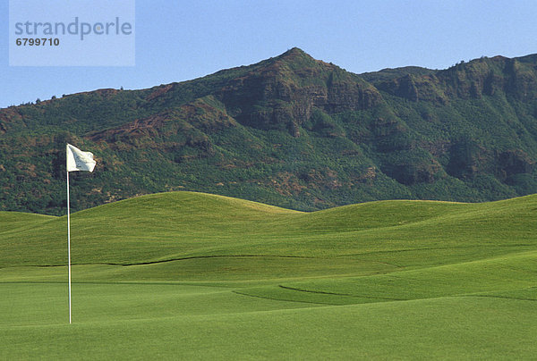 rollen  Berg  Hügel  Hintergrund  Golfsport  Golf  Kurs  Hawaii  Kauai