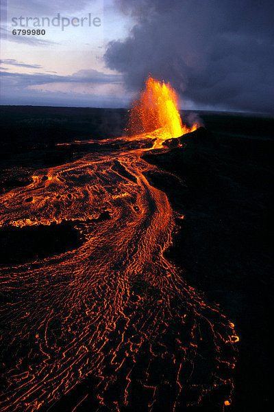 Hawaii  Big Island  Vulkanausbruch  Ausbruch  Eruption  Hawaii