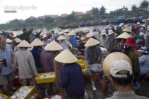 offen  verkaufen  Himmel  Verkäufer  Hoi An  Markt  Vietnam