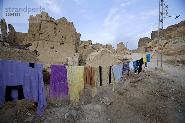 Kleidung trocknen Wäscheleine Afrika Ägypten