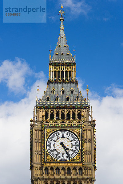 Großbritannien  London  Detail von Big Ben