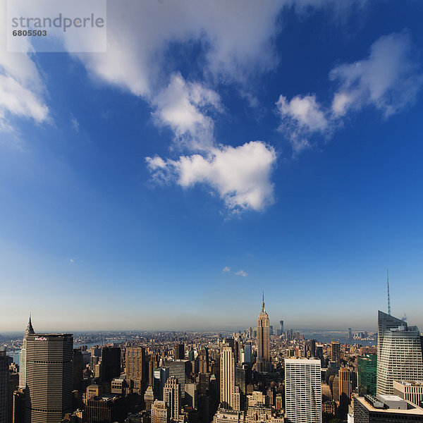 Vereinigte Staaten von Amerika  USA  Skyline  Skylines  New York City  Gebäude  Manhattan
