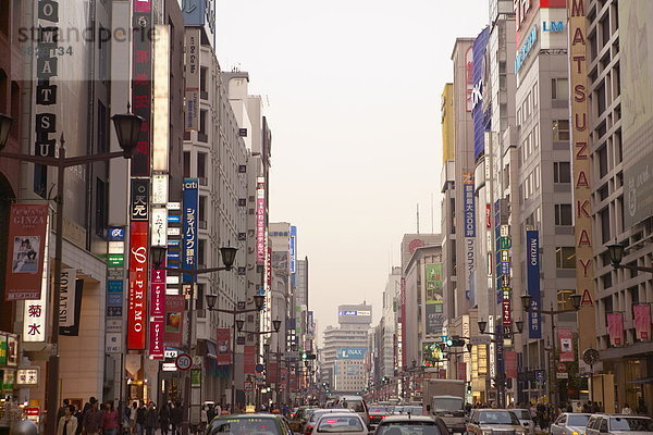 Landschaftlich schön  landschaftlich reizvoll  Tokyo  Hauptstadt  Ginza