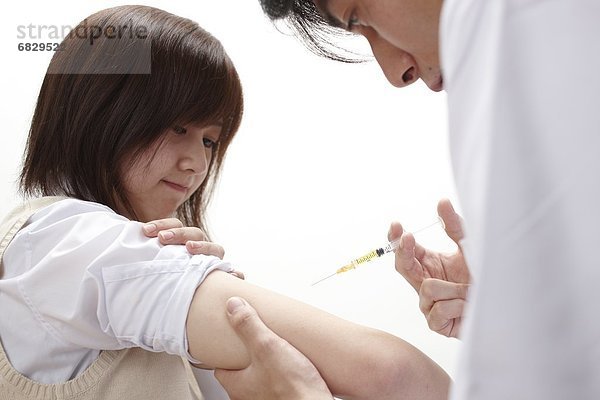 Frau  Impfung  jung