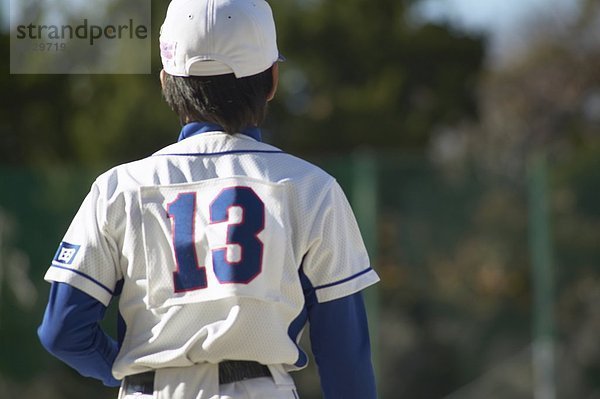 Tiefenschärfe  Teamwork  Junge - Person  Feld  Baseball