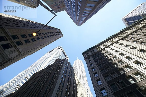 Wolkenkratzer  Untersicht  New York City  USA