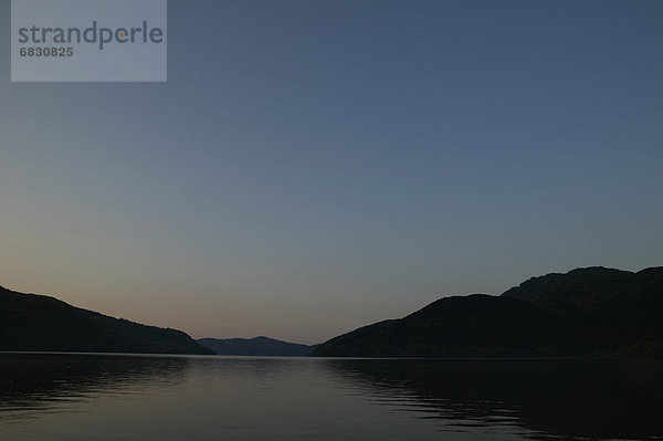 Berg  Ruhe  Silhouette  See