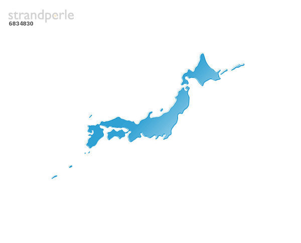 Wasser  Landkarte  Karte  Japan