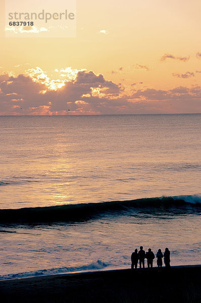 Freundschaft  Strand  Morgendämmerung