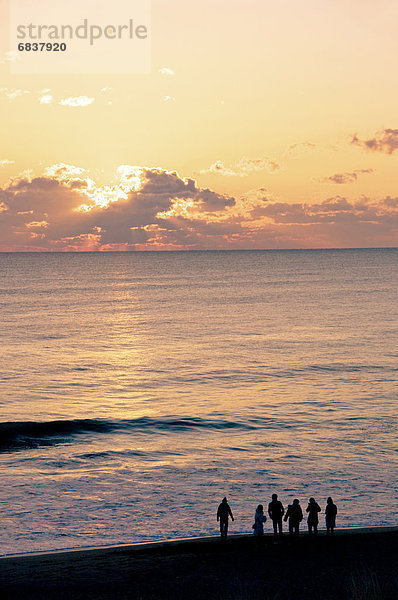 Freundschaft  Strand  Morgendämmerung