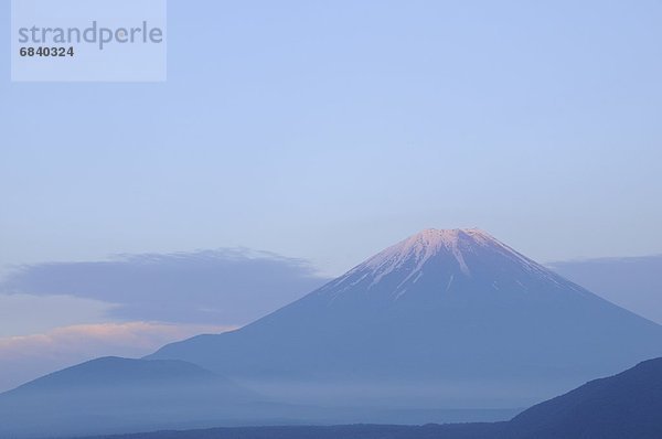 Sonnenuntergang  über  See  Fuji  Japan  Yamanashi Präfektur