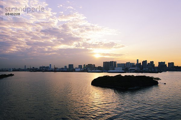 Sonnenuntergang  über  Tokyo  Hauptstadt