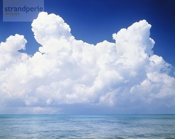 Wolke  über  Horizont  Meer  Gewitterwolke  Okinawa  Japan