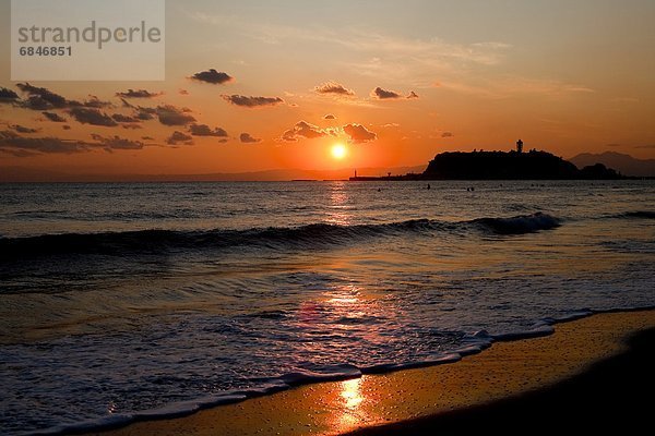 Insel  Abenddämmerung