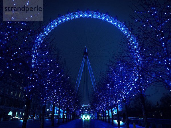 beleuchtet  London  Hauptstadt  blau