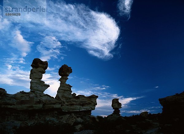 Felsbrocken  Vitalität  Himmel  Anordnung  blau  Argentinien  Südamerika