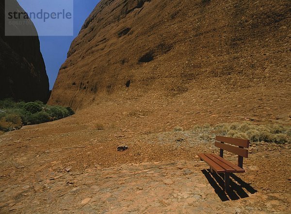 Felsen  Steilküste  Sitzbank  Bank  Australien  Northern Territory