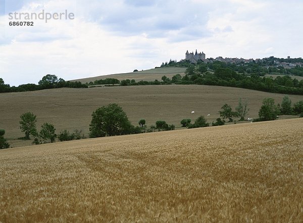 entfernt  Frankreich  Feld  Gras