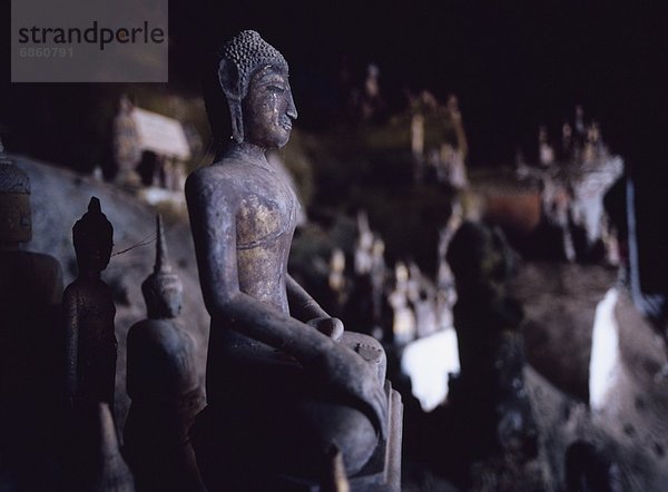 Statue  Höhle  Südostasien  Buddha  Laos