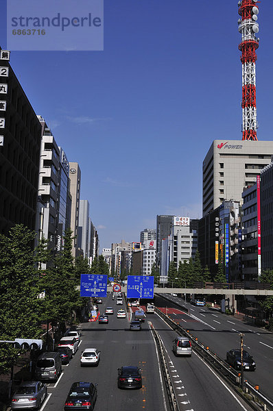 Tokyo  Hauptstadt  Ginza  Honshu  Japan