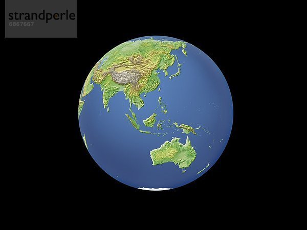 Erde  Süden  Asien  Planet