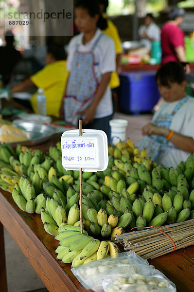 Blumenmarkt  Banane  verkaufen  Markt