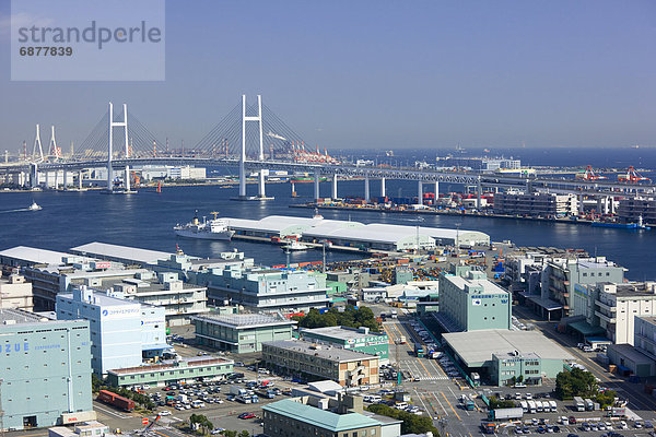 Hafen Brücke Bucht Honshu Japan Yokohama