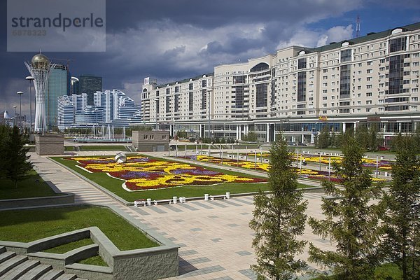 Regierung  Mittelpunkt  Management  Asien  Prachtstraße  Zentralasien  Kasachstan  neu