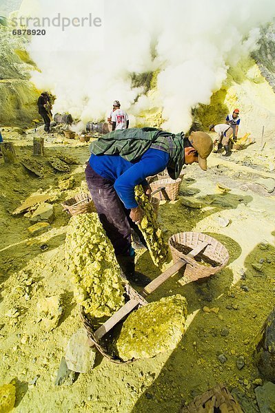 arbeiten  Südostasien  Asien  Indonesien  Java  Bergmann