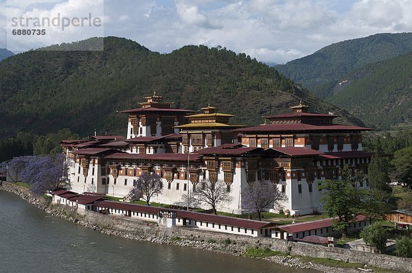 Ansicht  Asien  Bhutan  Dzong  Punakha