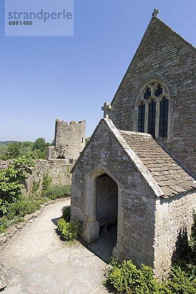 Europa  Palast  Schloß  Schlösser  Großbritannien  Jahrhundert  Kapelle  England  Somerset