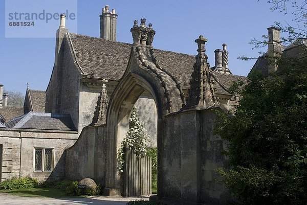 Europa Wohnhaus Großbritannien Wahrzeichen Fotografie England Fuchs Wiltshire